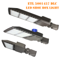 Top item 5 years warranty led street light ETL DLC 100w 200w 300w led shoe box light